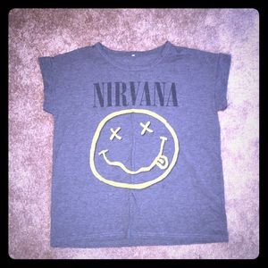 Nirvana Rolled sleeve tee
